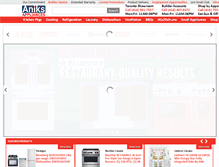 Tablet Screenshot of aniksappliances.com